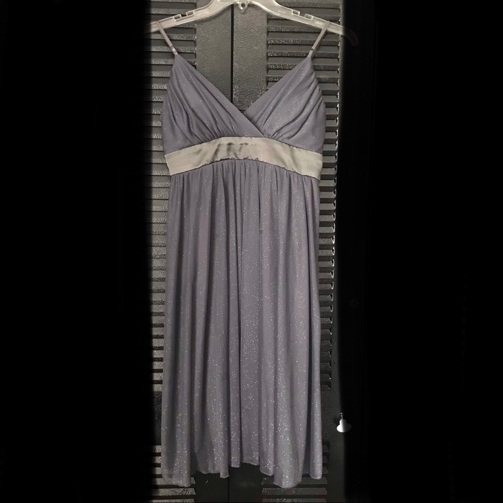 Glittery Grey Dress